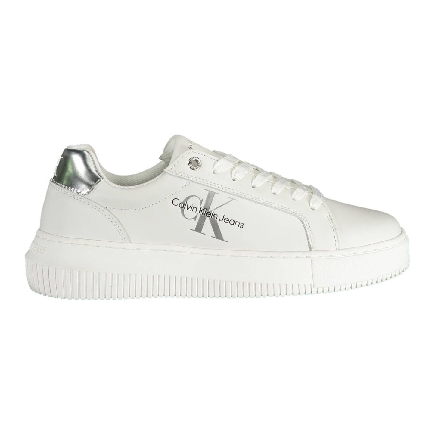 Calvin Klein White Leather Women Sneaker Calvin Klein