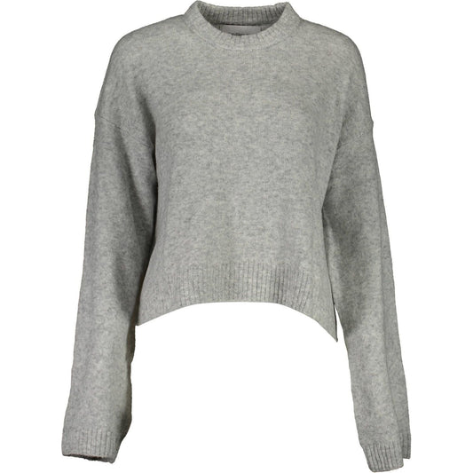 Calvin Klein Gray Wool Women Sweater Calvin Klein