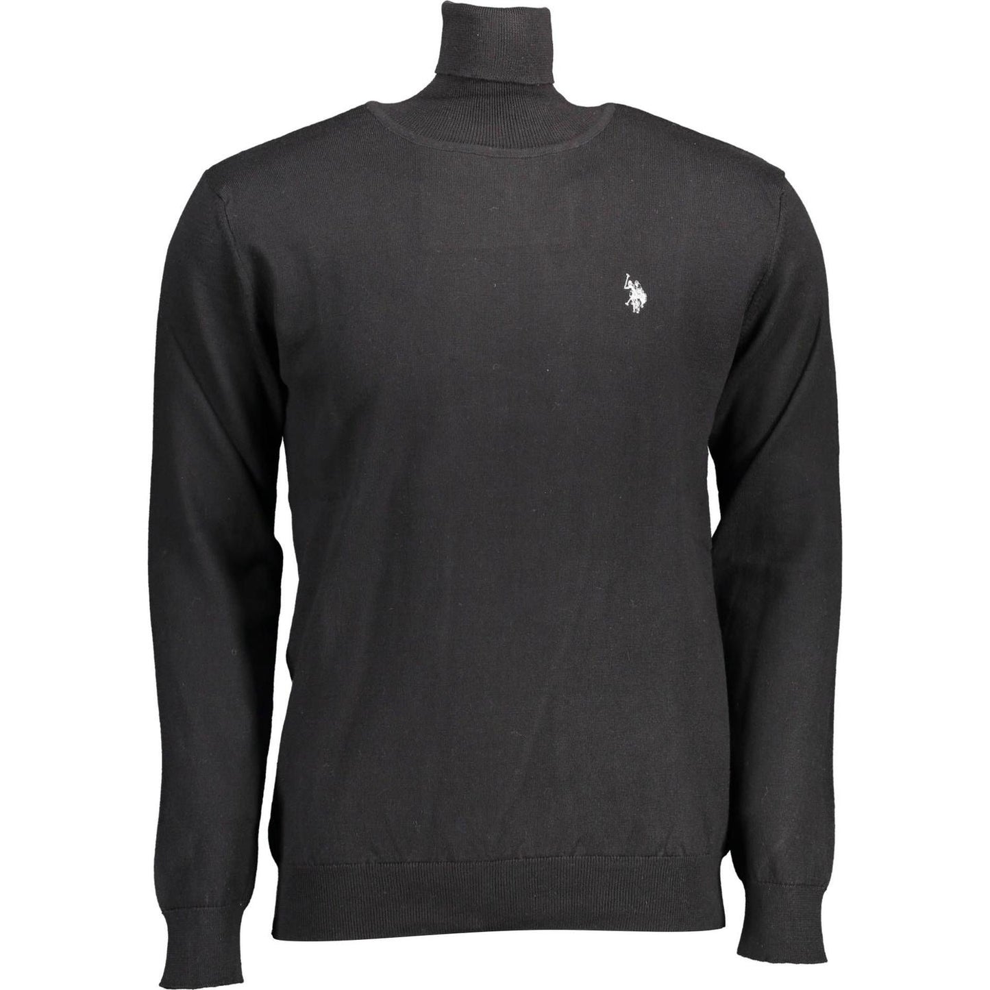 U.S. POLO ASSN. Black Cotton Men Sweater U.S. POLO ASSN.