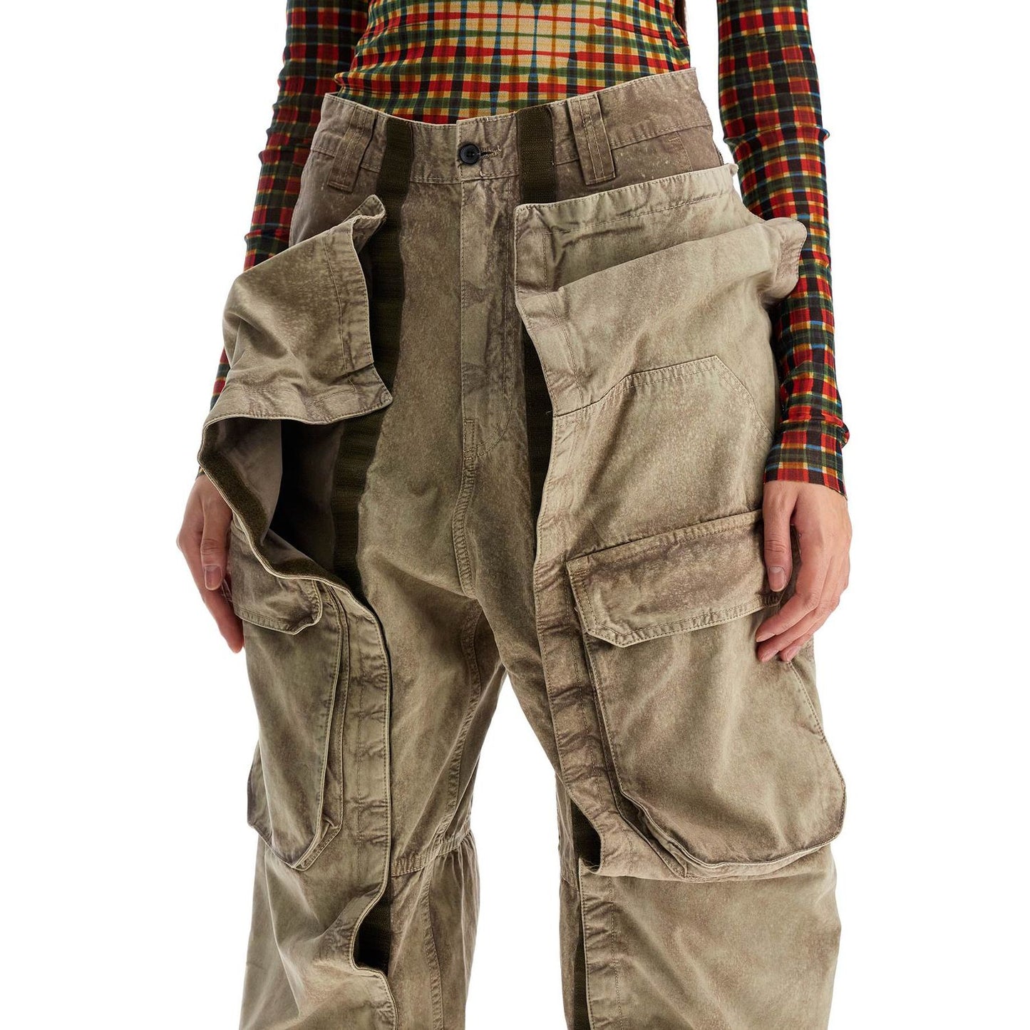 Y Project velcro cargo pants with Trousers Y Project