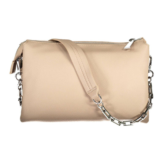 BYBLOS Chic Beige Chain-Handle Shoulder Bag BYBLOS