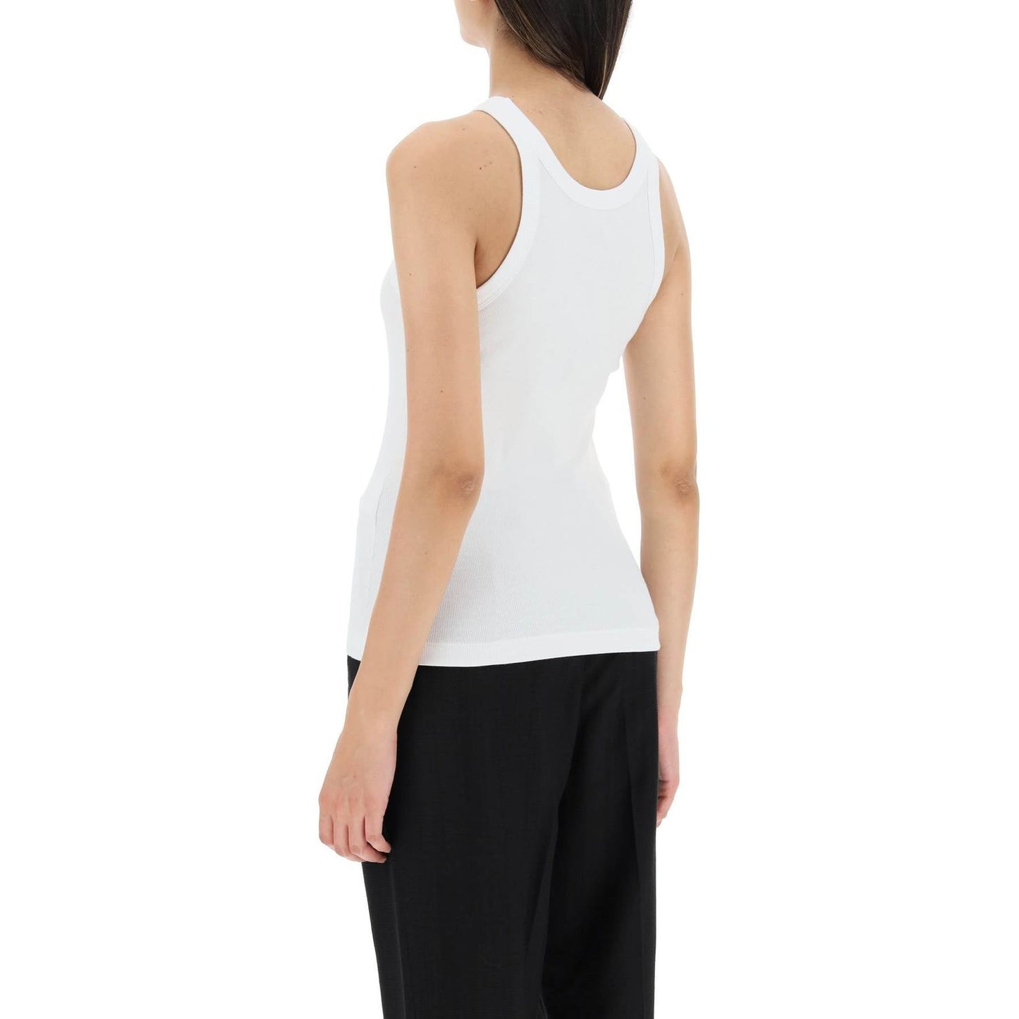 Toteme curved rib tank top Topwear Toteme