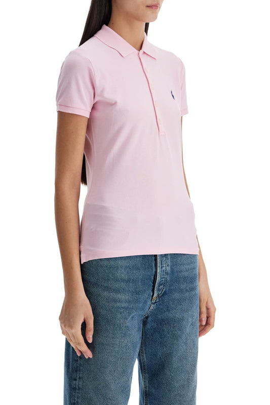 Polo Ralph Lauren julie slim fit five button polo shirt Topwear Polo Ralph Lauren