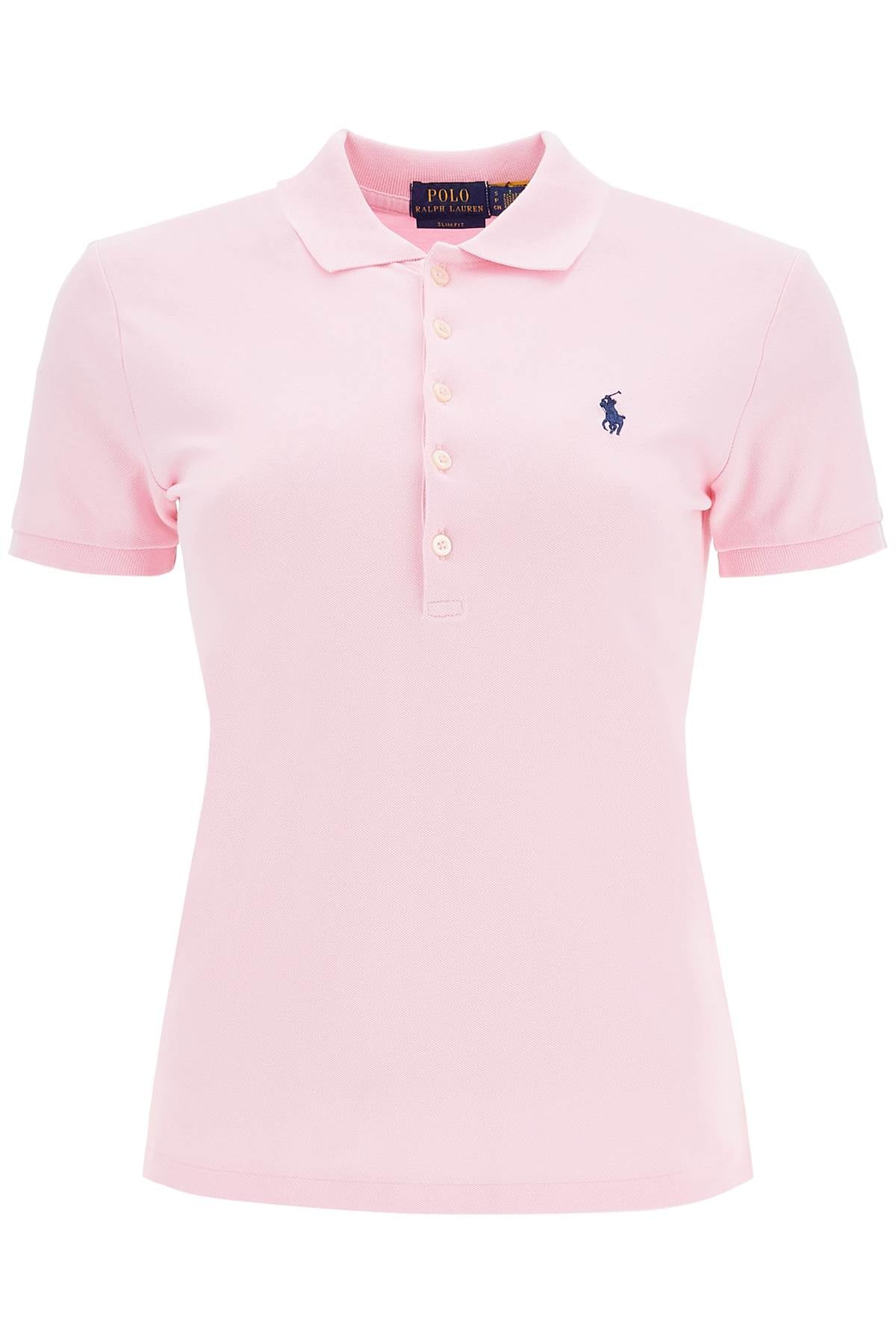 Polo Ralph Lauren julie slim fit five button polo shirt Topwear Polo Ralph Lauren