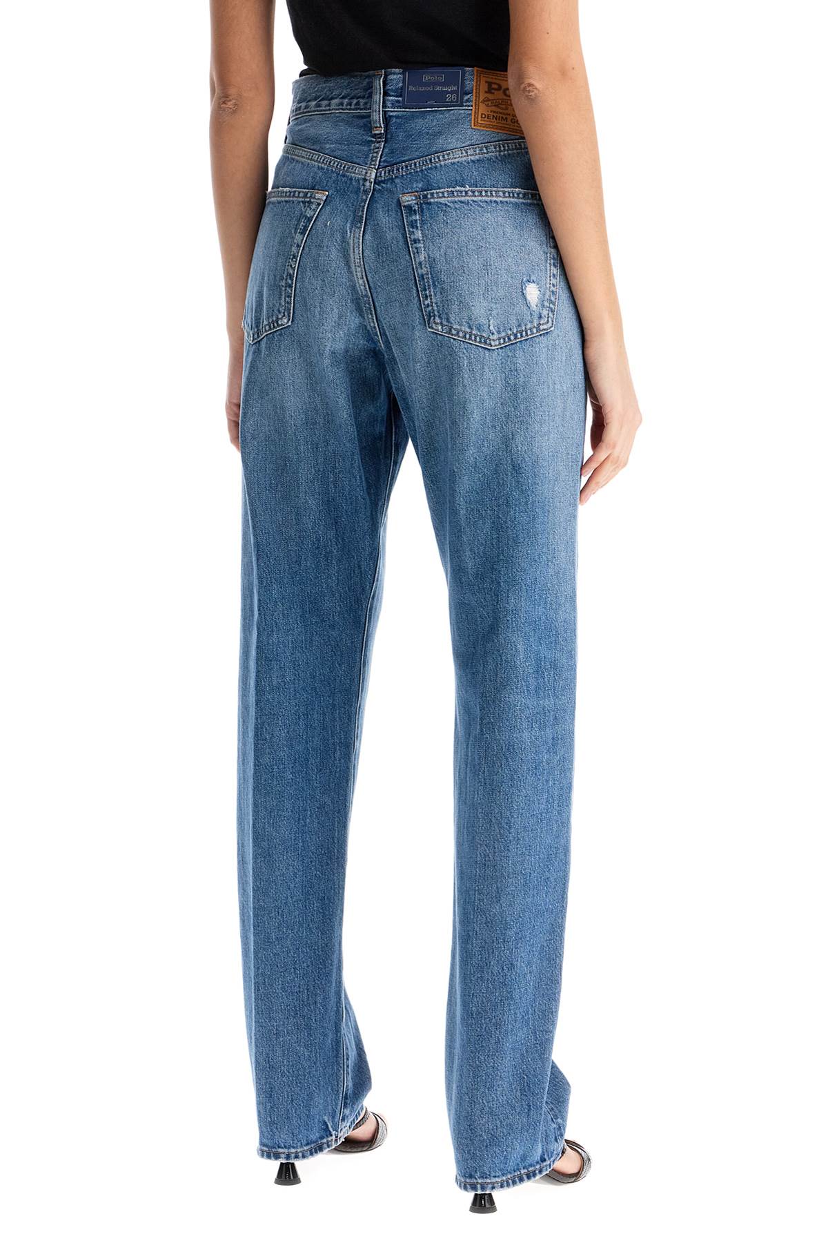 Polo Ralph Lauren light blue high-waisted straight women's jeans Jeans Polo Ralph Lauren