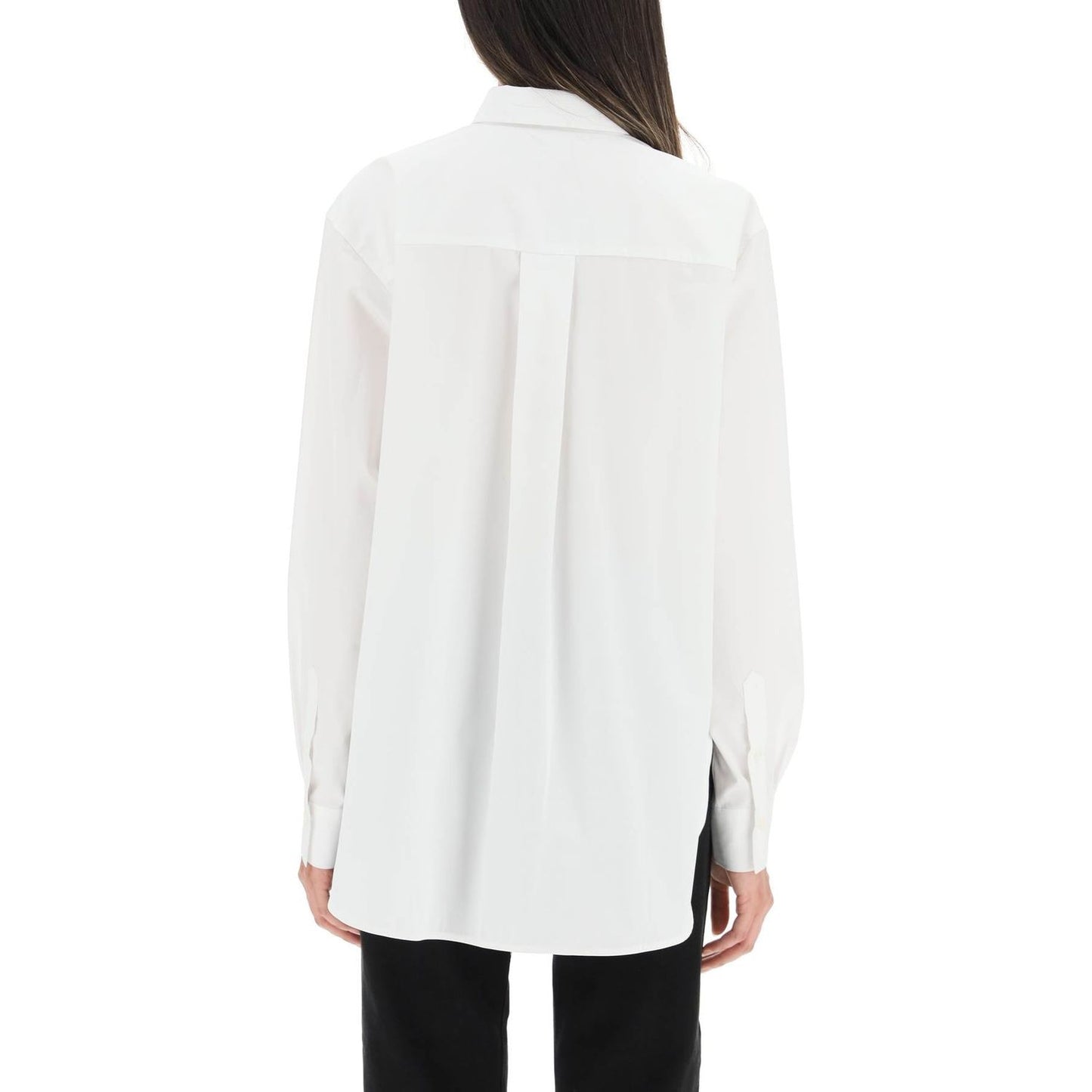 Toteme oversized organic poplin shirt Topwear Toteme