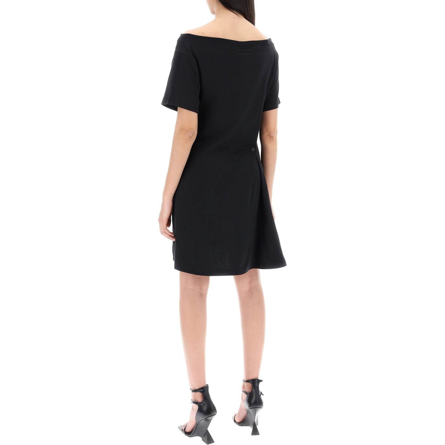 Courreges twisted t-shirt mini dress Dresses Courreges