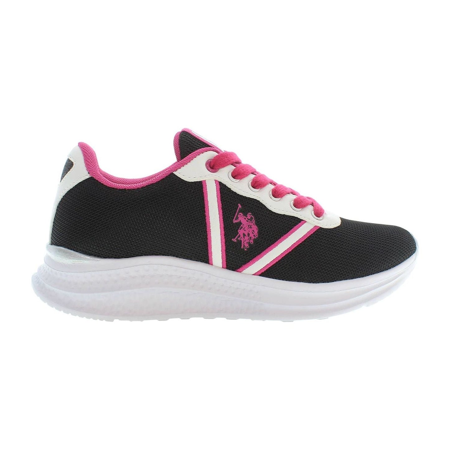 U.S. POLO ASSN. Black Polyester Women Sneaker U.S. POLO ASSN.