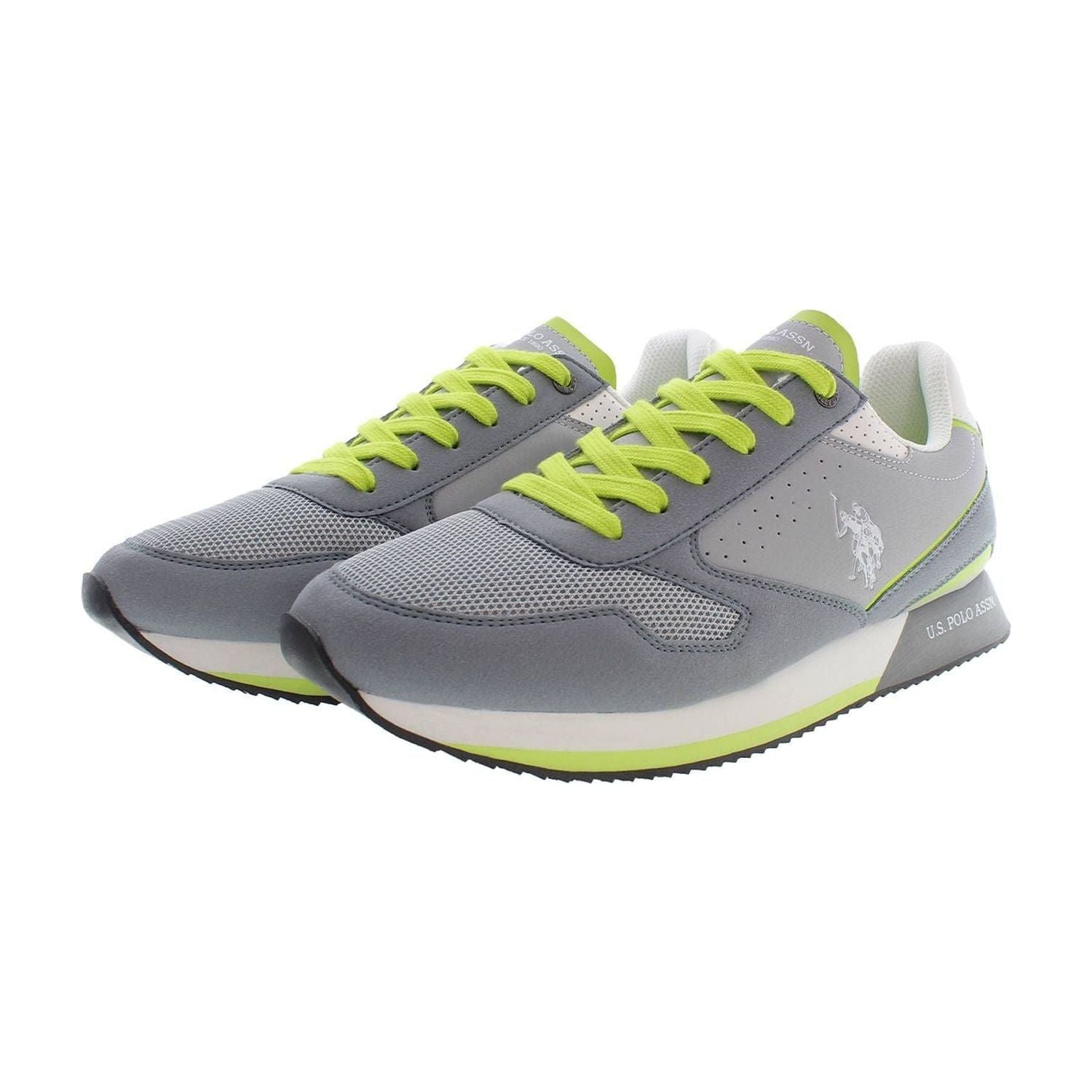 U.S. POLO ASSN. Gray Polyester Men Sneaker