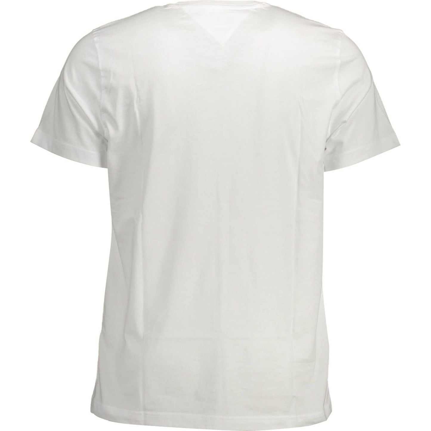 Tommy Hilfiger White Cotton Men TShirt Tommy Hilfiger