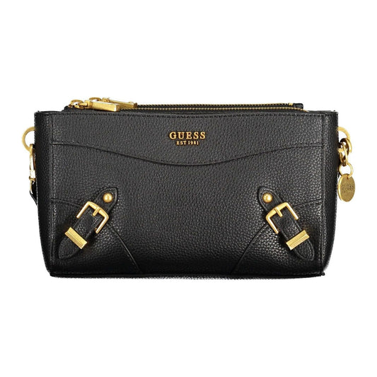 Guess Jeans Black Polyethylene Women Handbag Guess Jeans