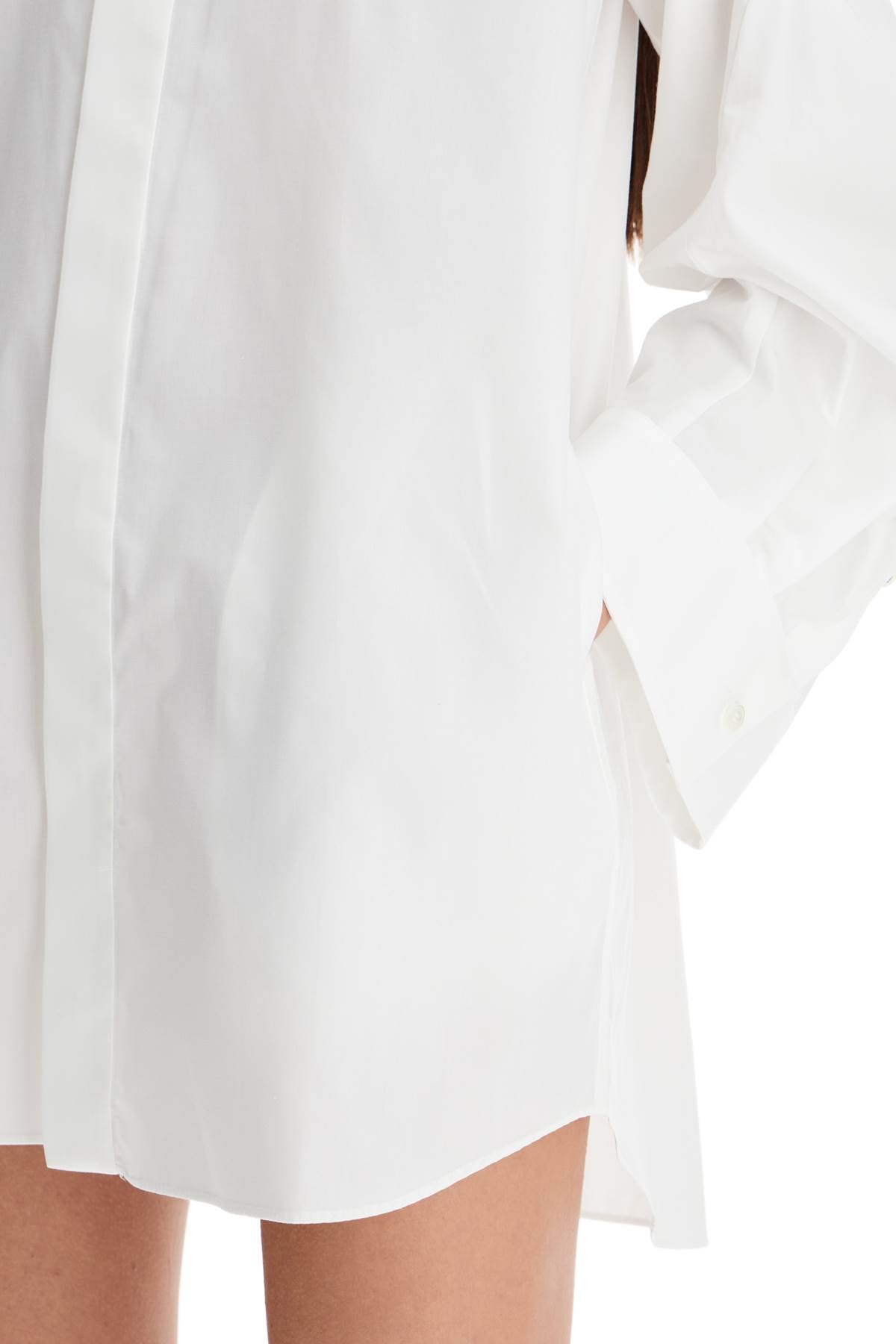 Sacai mini poplin blouse in chem Dresses Sacai