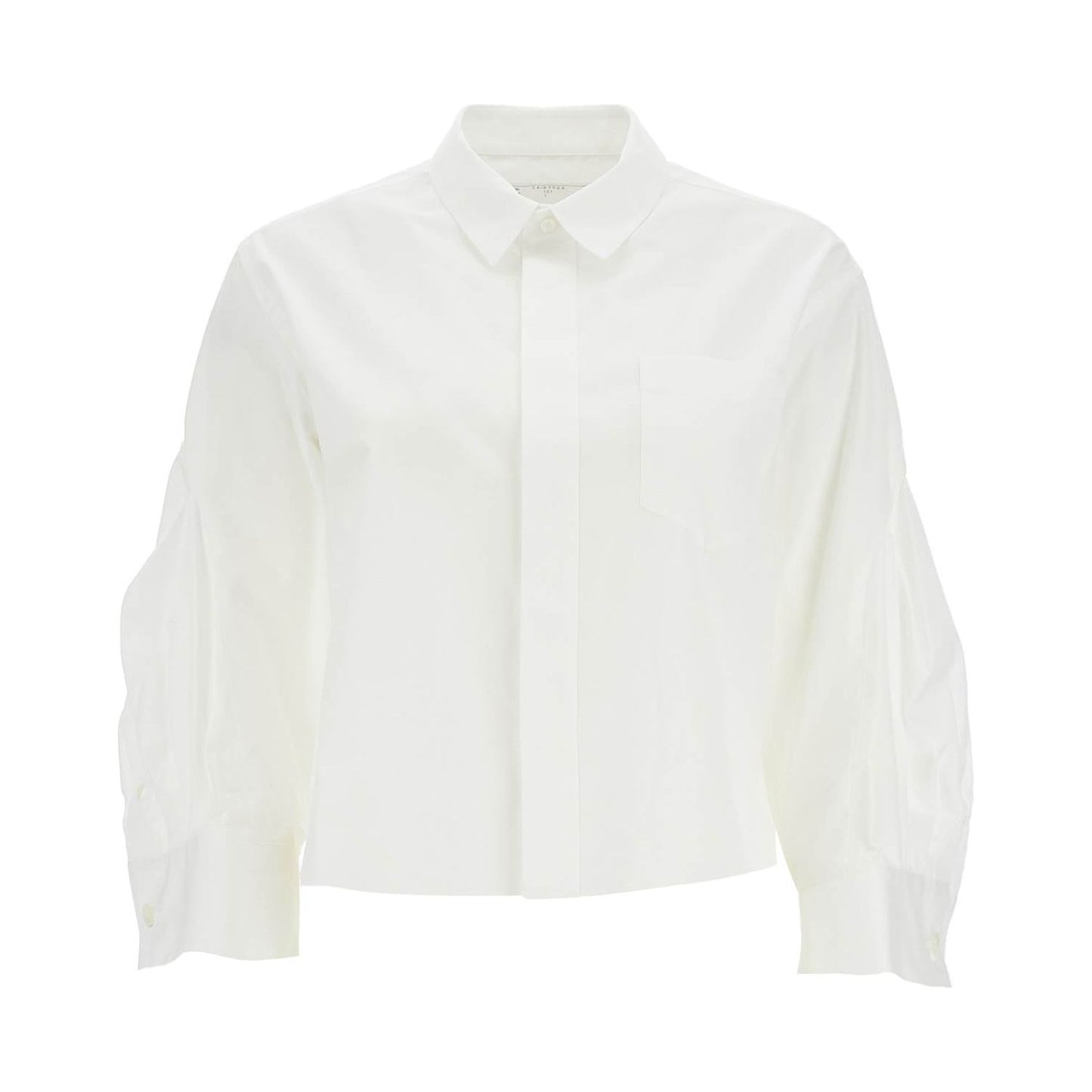 Sacai boxy shirt with wide sleeves Topwear Sacai