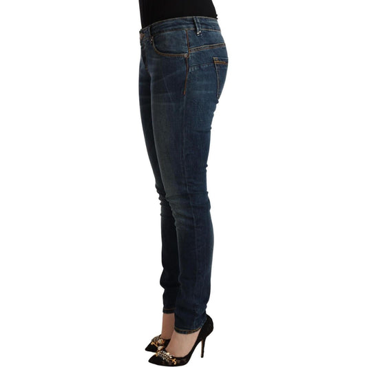 Acht Chic Slim-Fit Low Waist Skinny Jeans Acht