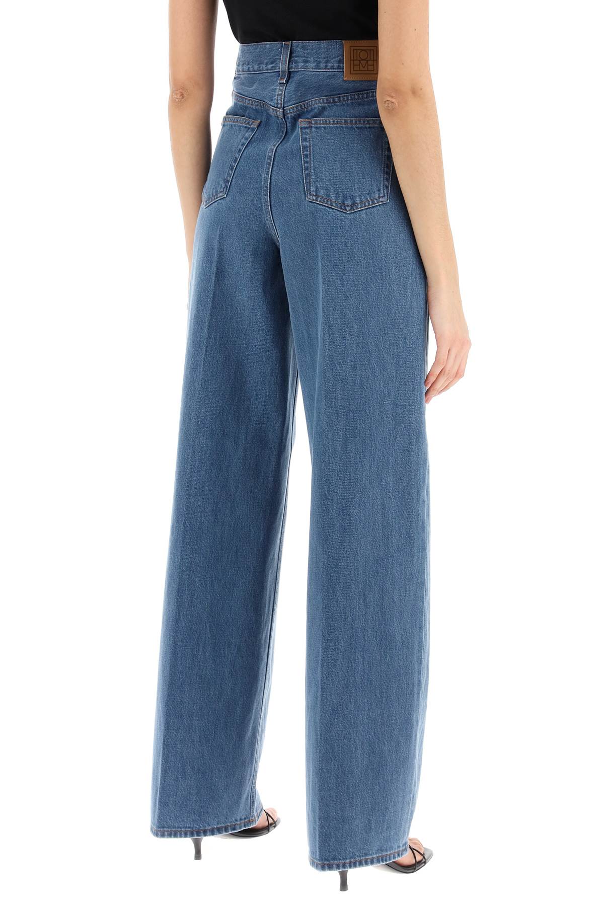 Toteme wide leg jeans in organic cotton Jeans Toteme