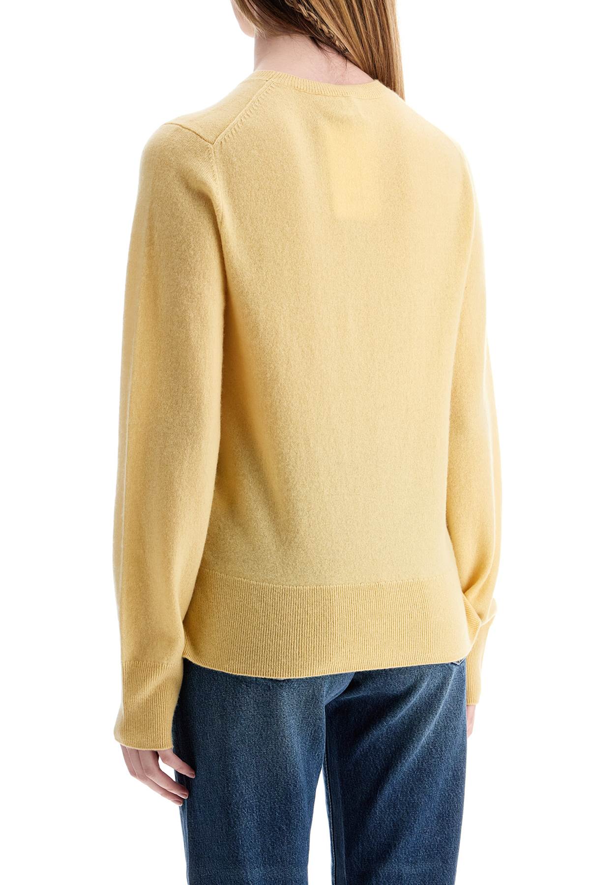 Toteme soft yellow cashmere sweater crew neck Knitwear Toteme