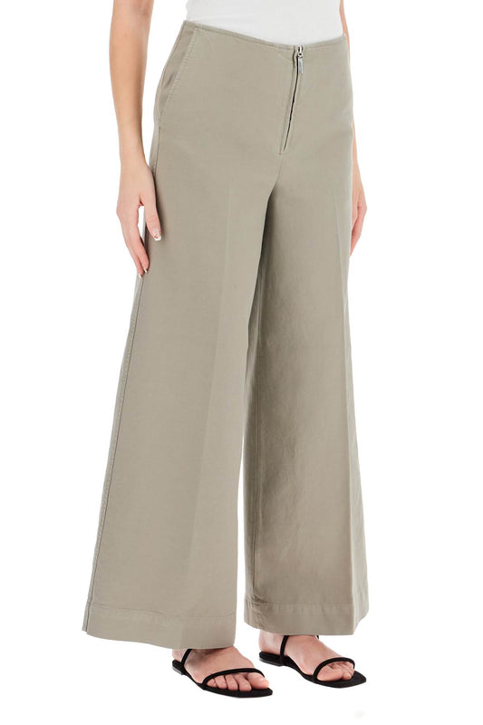 Toteme zip-front wide trousers Trousers Toteme