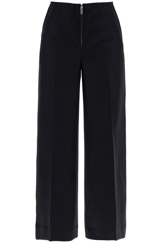 Toteme zip-front wide trousers Trousers Toteme