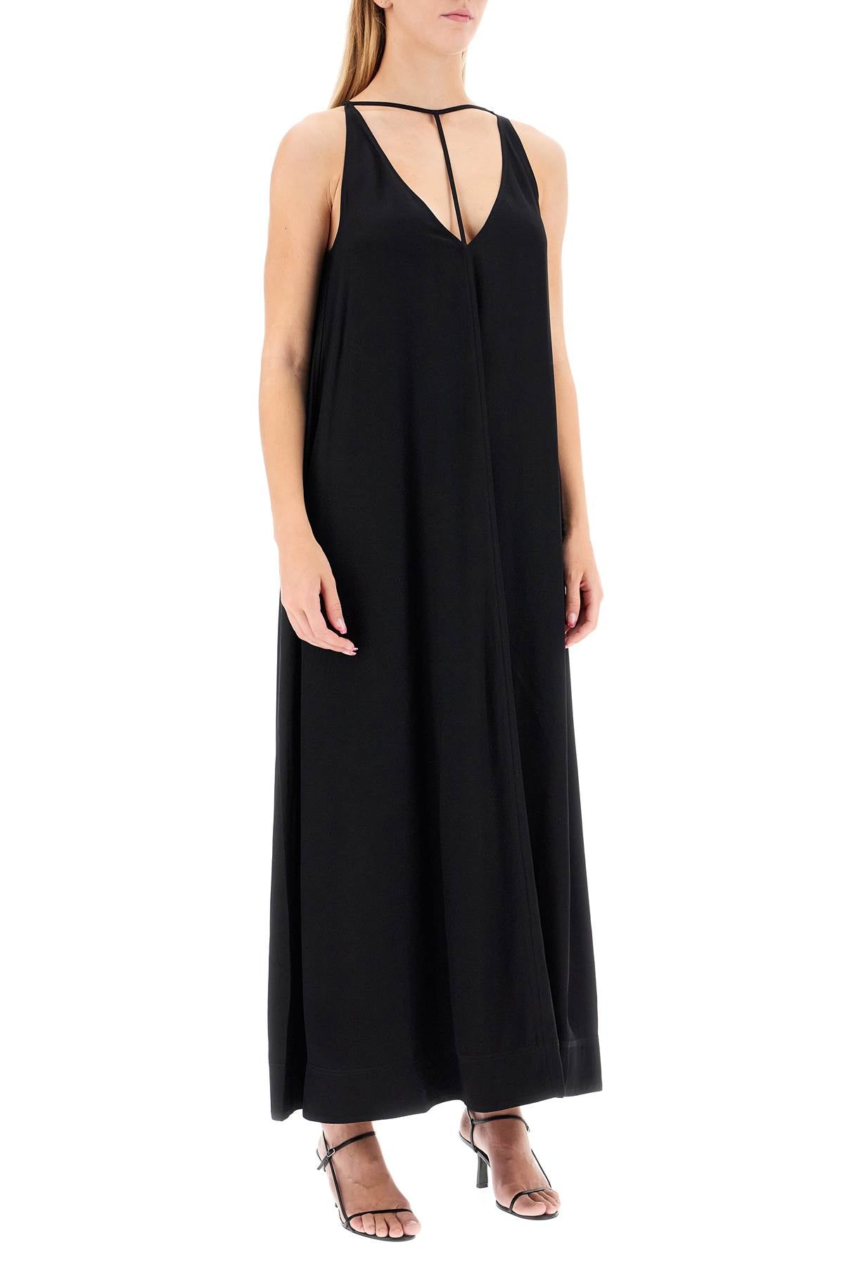 Toteme maxi dress with t-strap belt Dresses Toteme