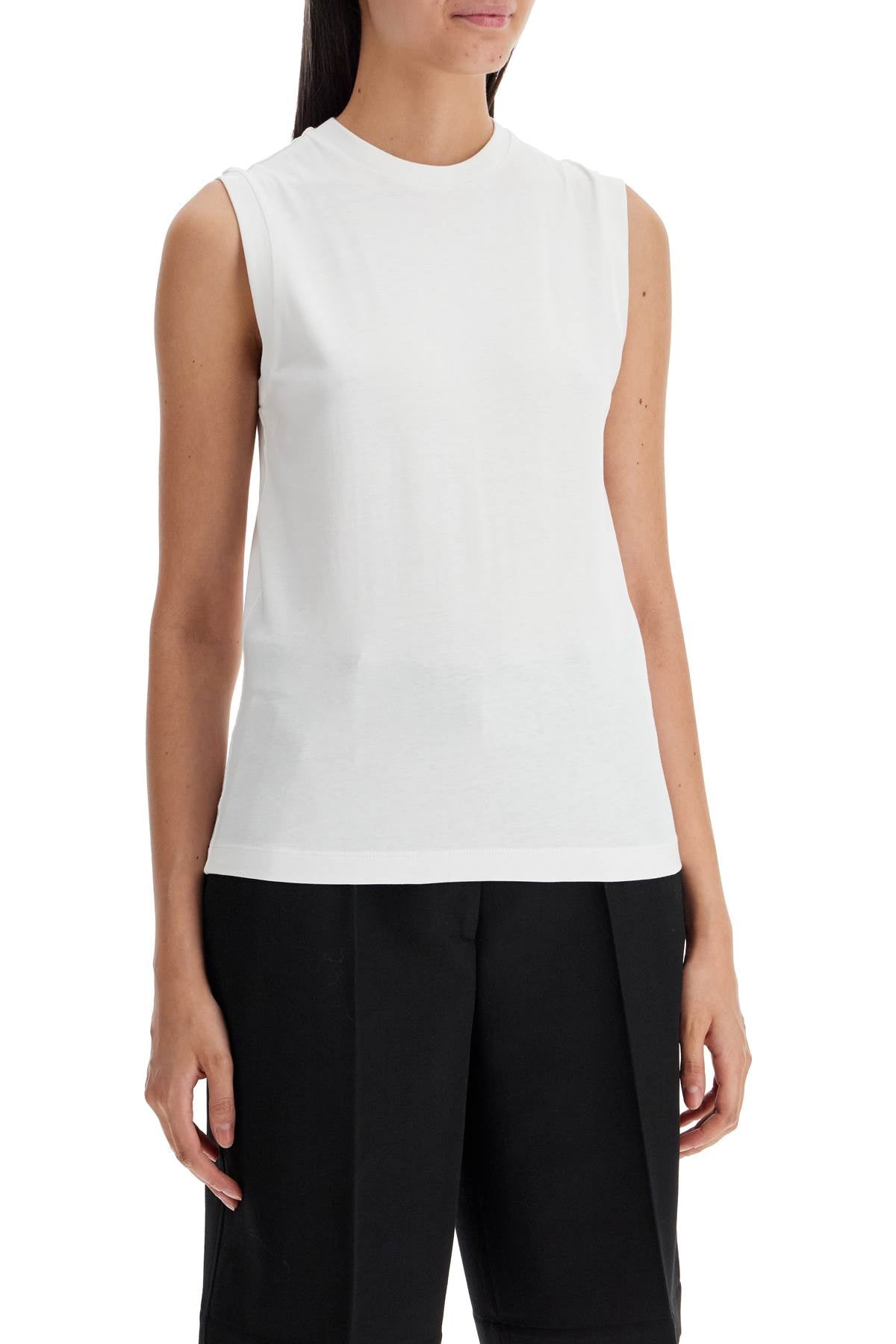 Toteme organic cotton sleeveless top for Topwear Toteme