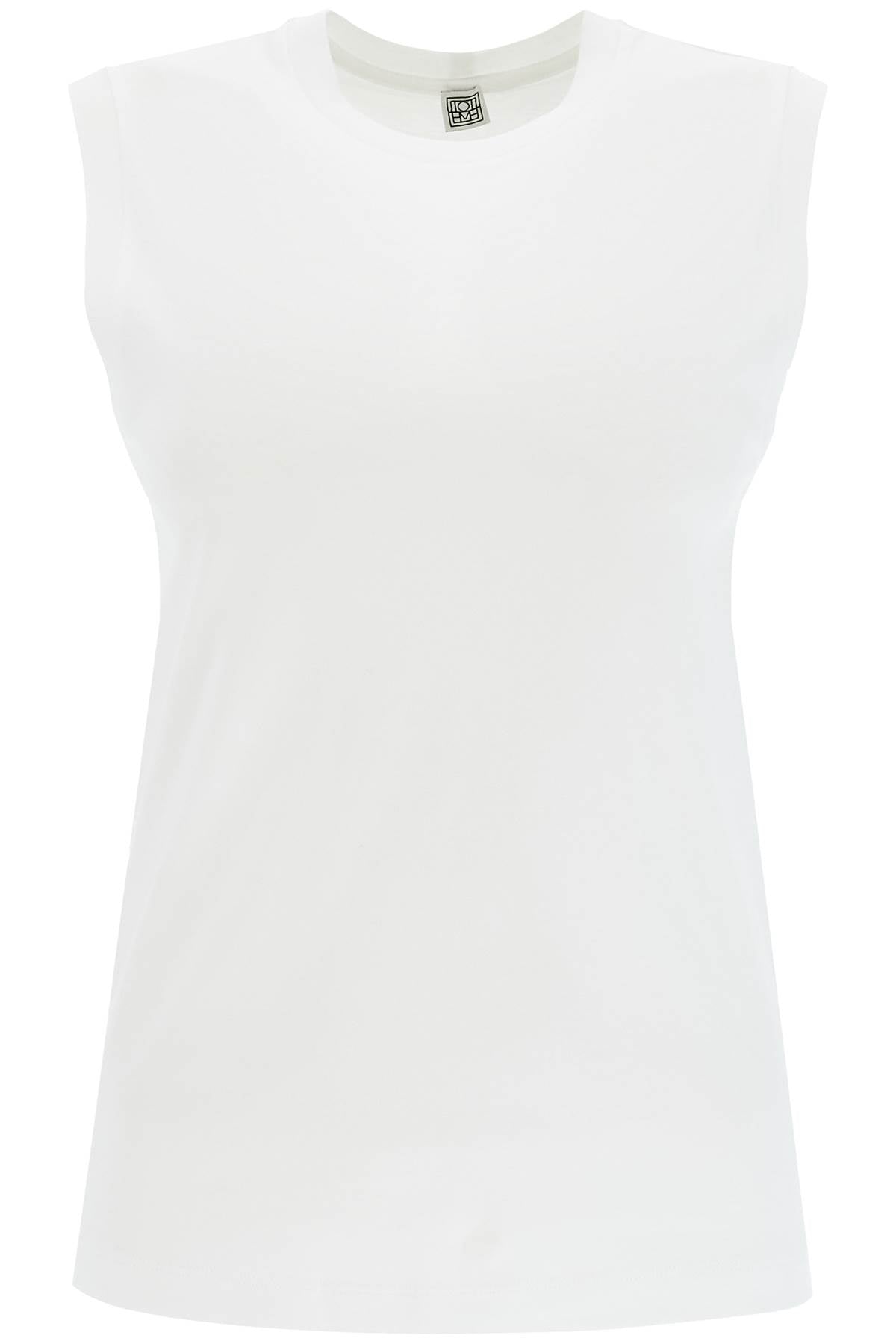 Toteme organic cotton sleeveless top for Topwear Toteme