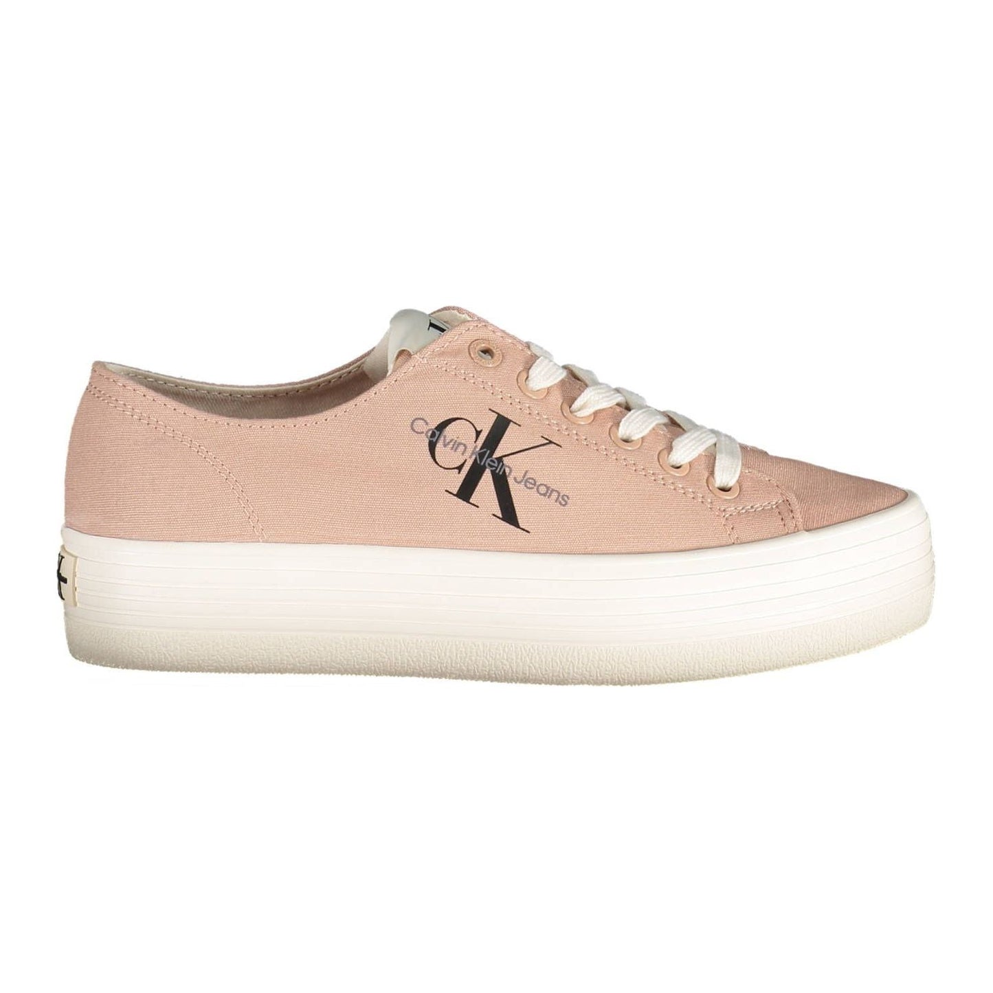 Calvin Klein Pink Cotton Women Sneaker Calvin Klein