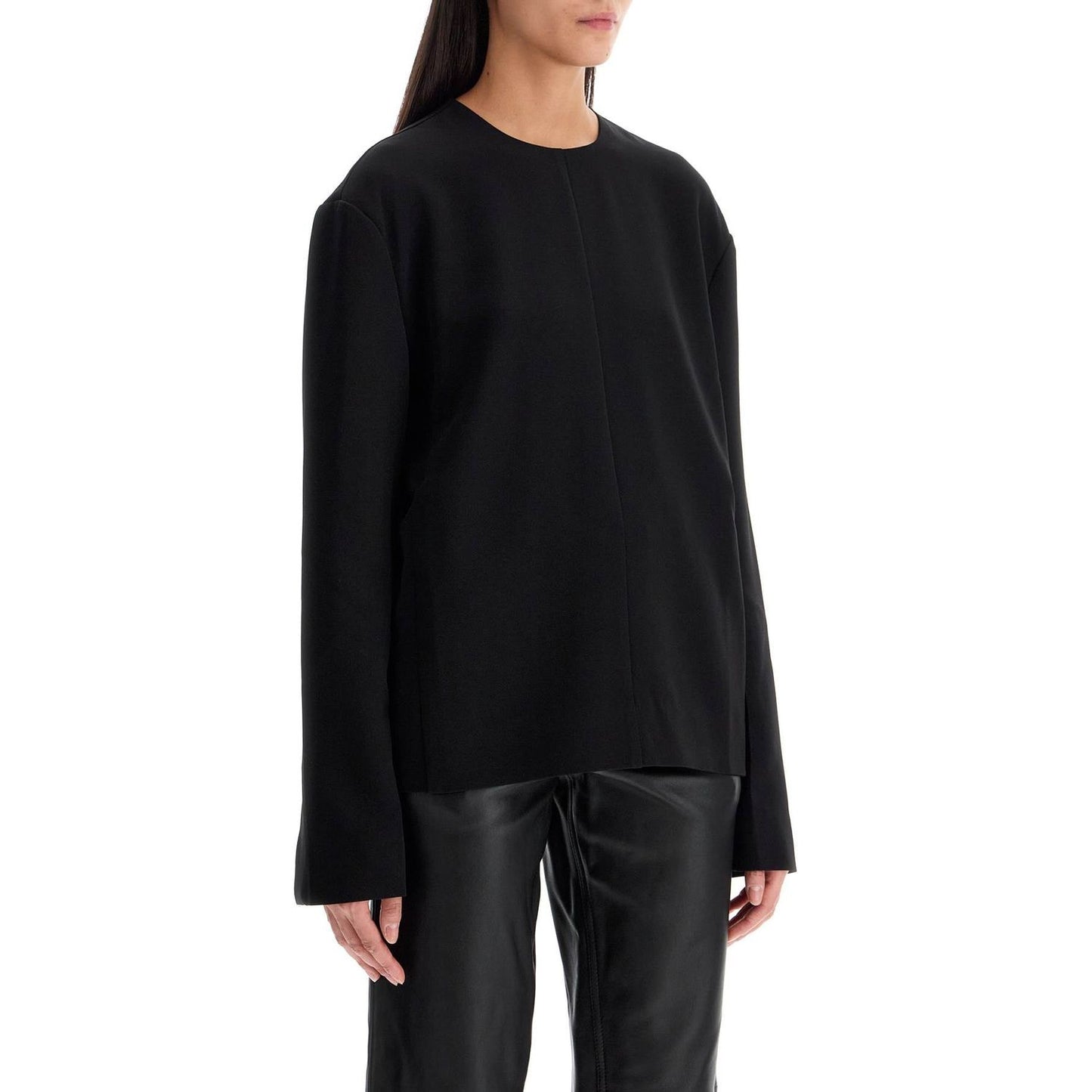 Toteme long-sleeved cady top Topwear Toteme