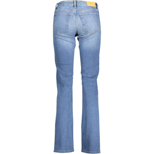 Gant Blue Cotton Women Jeans Gant