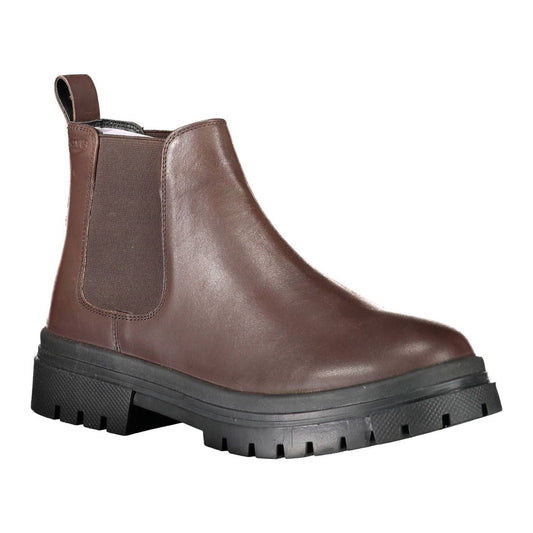 Levi's Brown Leather Men Boot Levi's