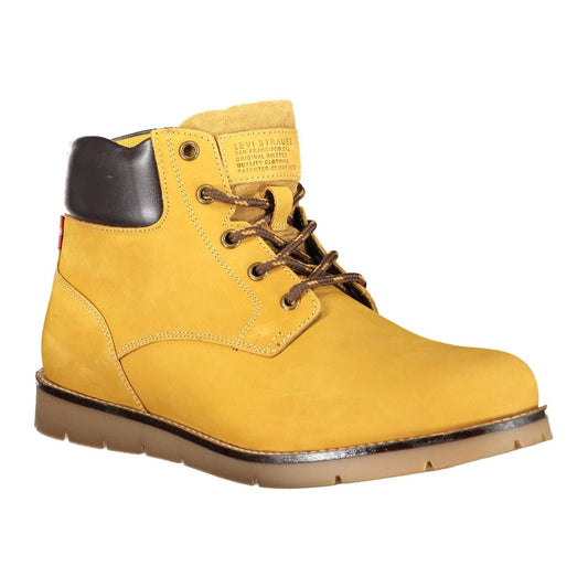 Levi's Sunset Yellow Ankle Boots with Lace-Up Detail Levi's