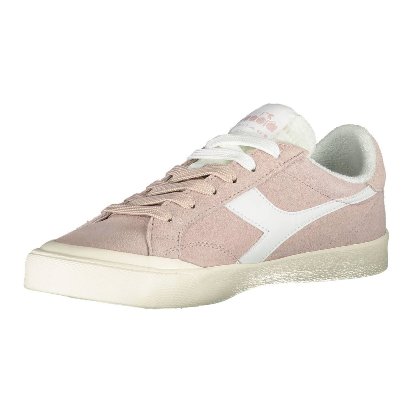 Diadora Pink Leather Women Sneaker Diadora