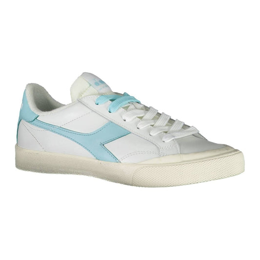 Diadora White Leather Women Sneaker Diadora