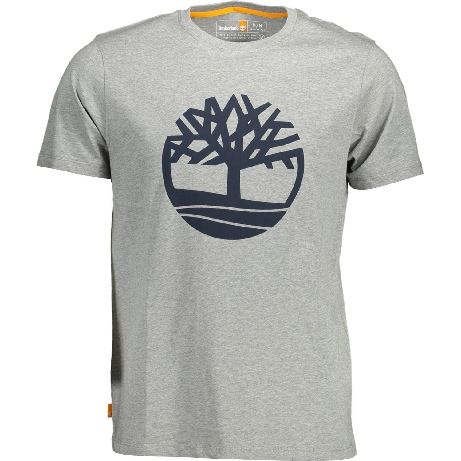 Timberland Gray Cotton Men T-Shirt