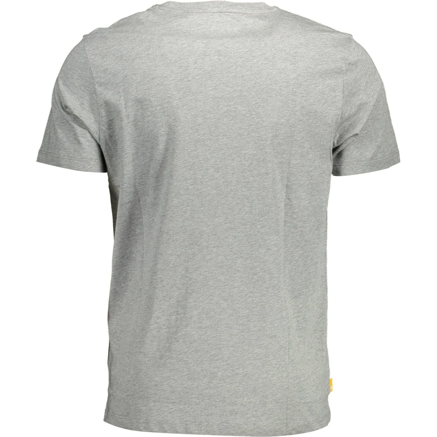 Timberland Gray Cotton Men T-Shirt