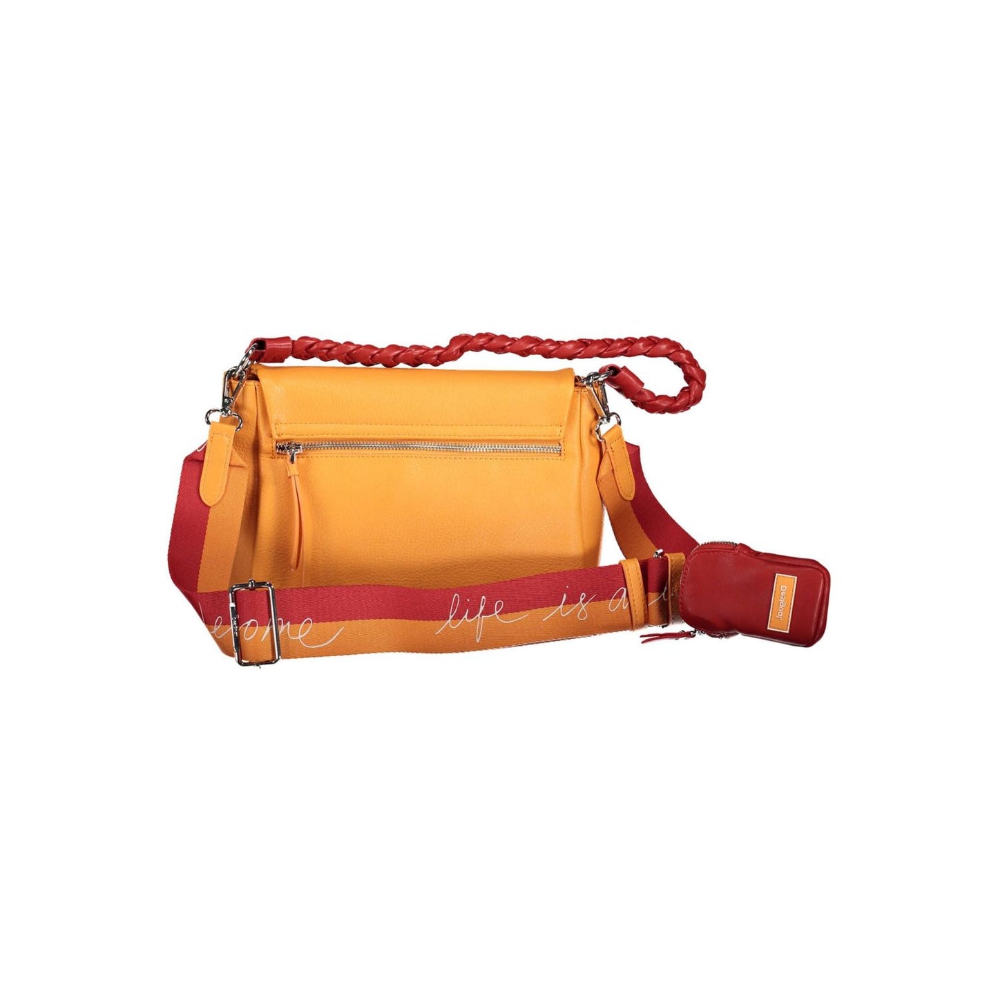 Desigual Orange Polyurethane Shoulder Bag Desigual