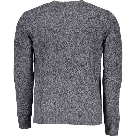 Elegant Crew Neck Sweater with Contrasting Details