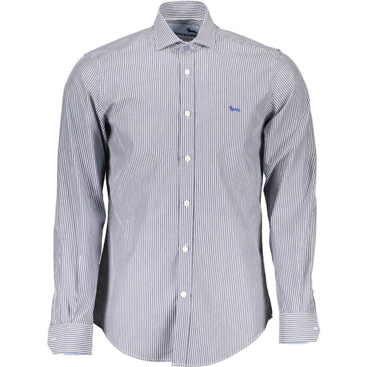 Harmont & Blaine Blue Cotton Men Shirt Harmont & Blaine