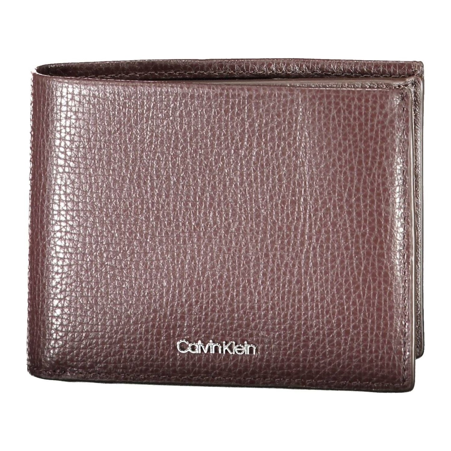 Calvin Klein Brown Leather Men Wallet Calvin Klein