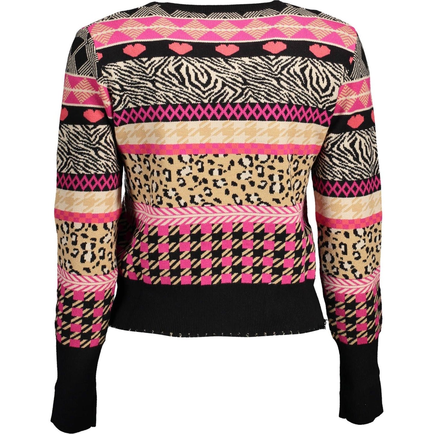 Desigual Black Viscose Women Sweater Desigual