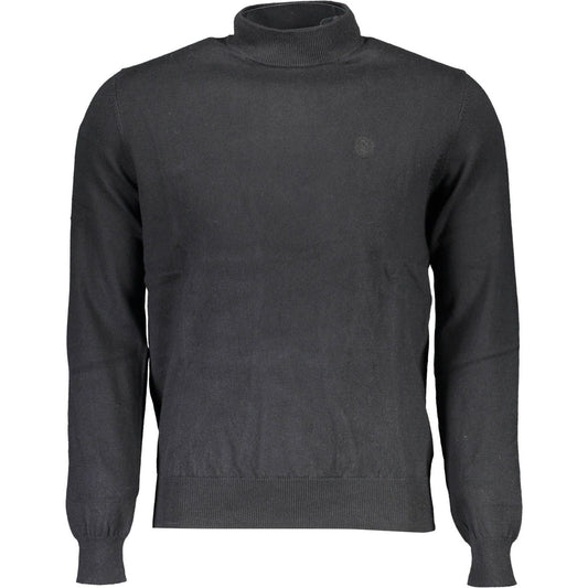 North Sails Black Cotton Men Sweater North Sails