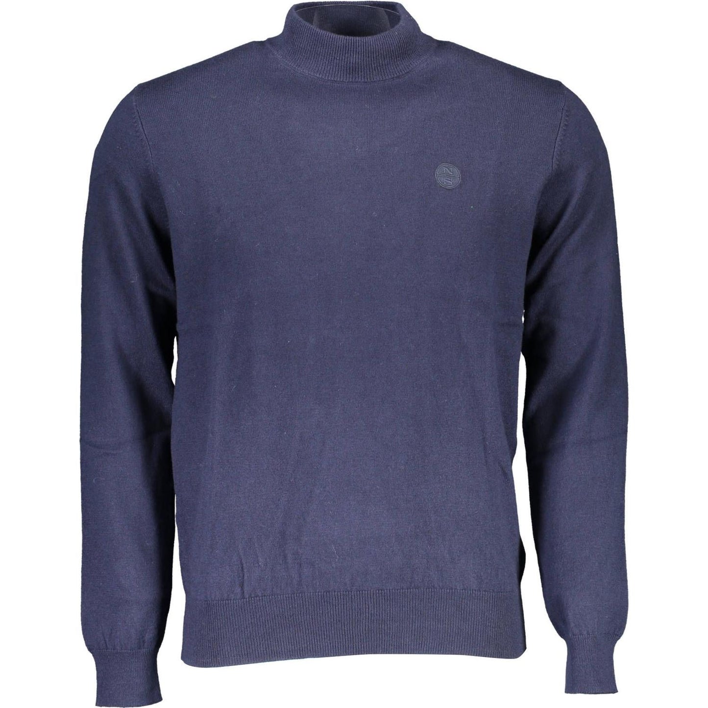 North Sails Blue Cotton Men Sweater North Sails