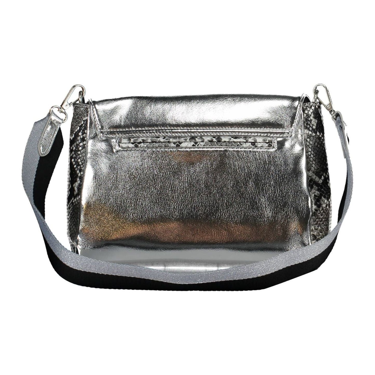 Desigual Silver Polyethylene Women Handbag Desigual