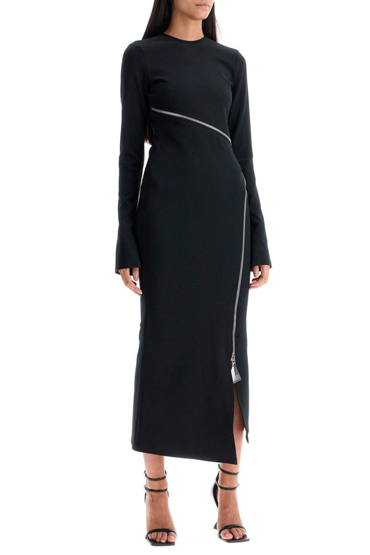 The Attico twisted zip midi dress with Dresses The Attico