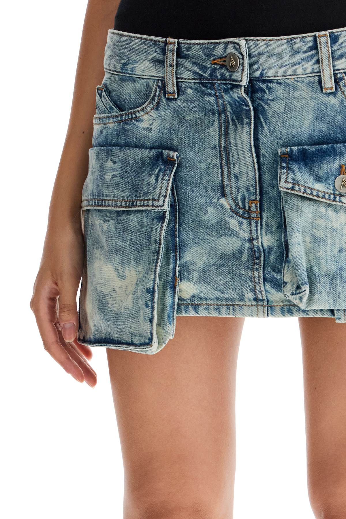 The Attico denim fay mini skirt Skirts The Attico