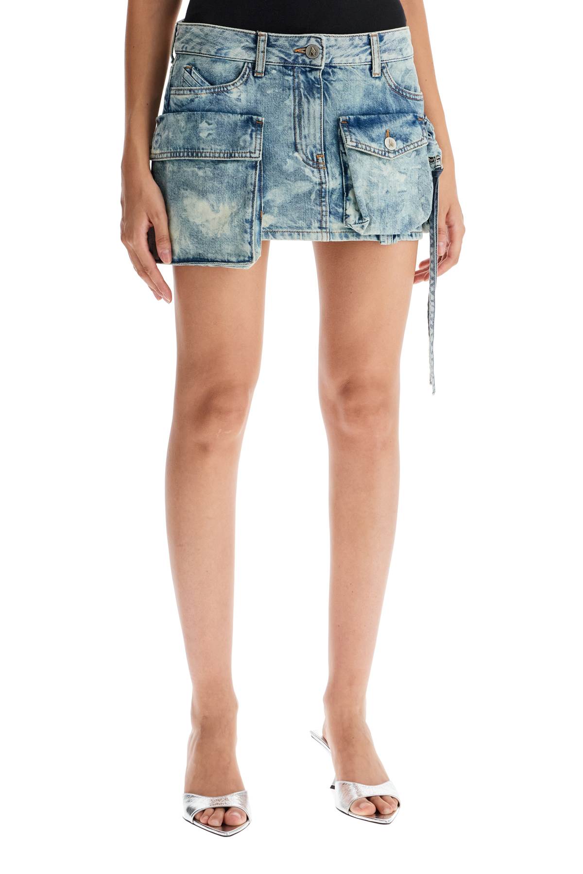 The Attico denim fay mini skirt Skirts The Attico