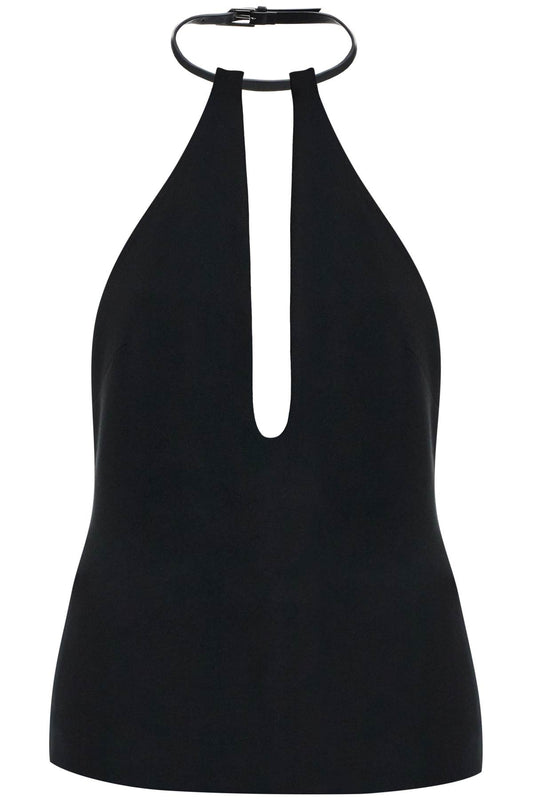 The Attico halter neck top with open Topwear The Attico