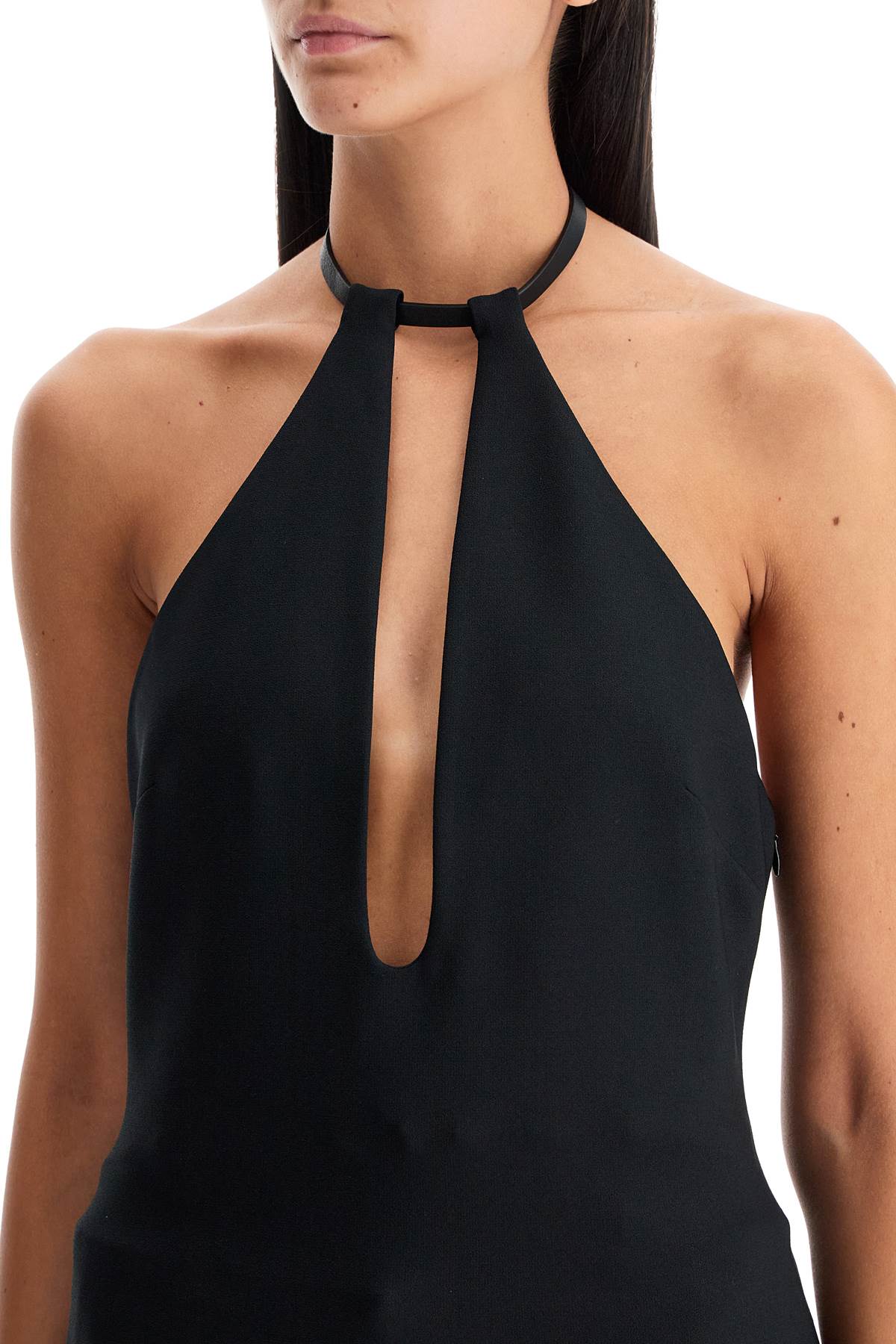 The Attico halter neck top with open Topwear The Attico