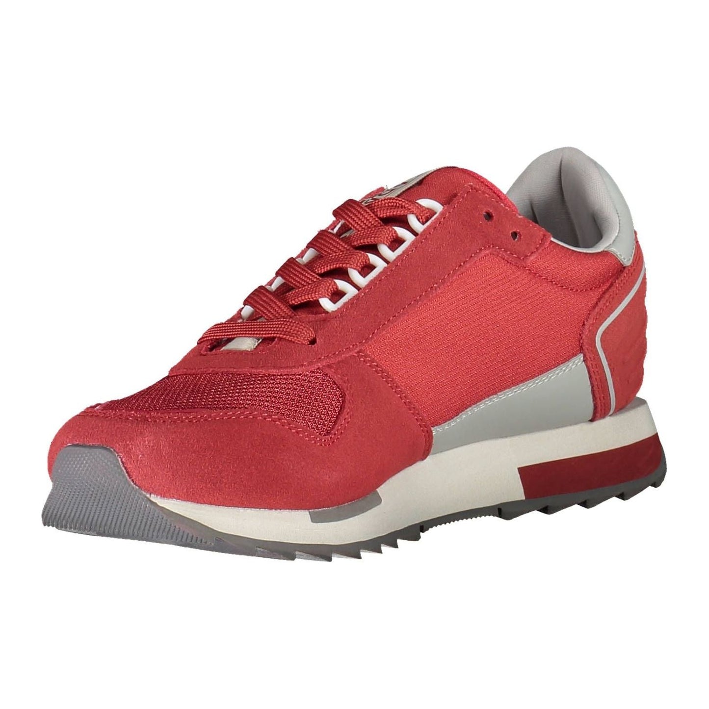 Napapijri Red Polyester Men Sneaker Napapijri