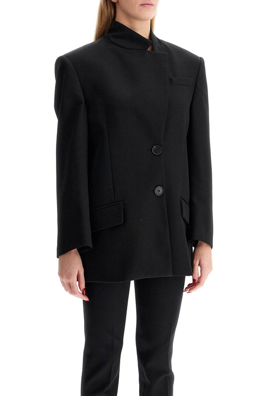 The Attico asymmetric wool blazer for Jackets The Attico