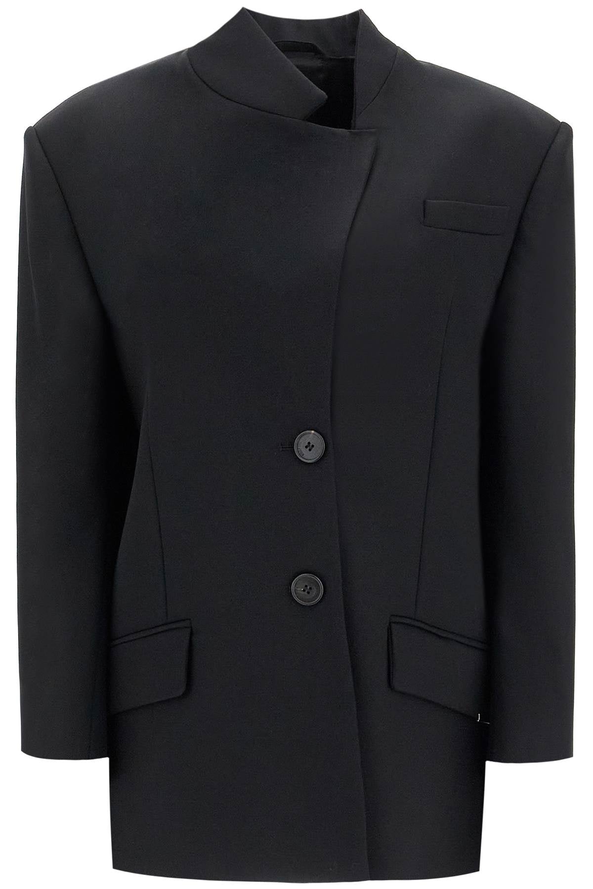 The Attico asymmetric wool blazer for Jackets The Attico